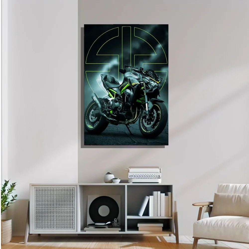 Djane Studio Z900 Acrylic Frame | Acrylic Bike Wall Frame for Living Room, Bedroom, Office & Gaming Room | Modern Home Décor | Pack of 1 | Size 12x18 Inch